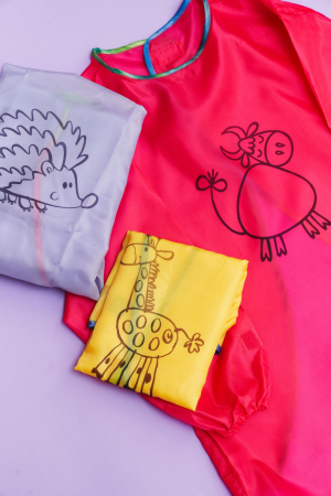 Фартук с цельным рукавом+рисунок