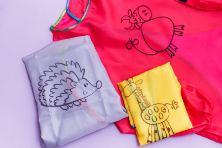 Фартук с цельным рукавом+рисунок