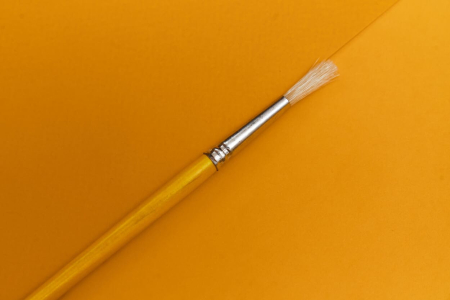 Щетина круглая окрашеная ручка